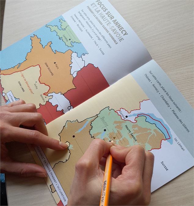 Carnet de jeu, Annecy sous l'Occupation - Ville d'Annecy
