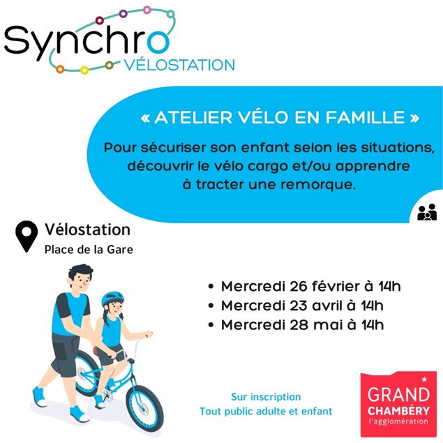 Atelier Synchro Vélostation - Vélo en famille_Chambéry - Istock photo