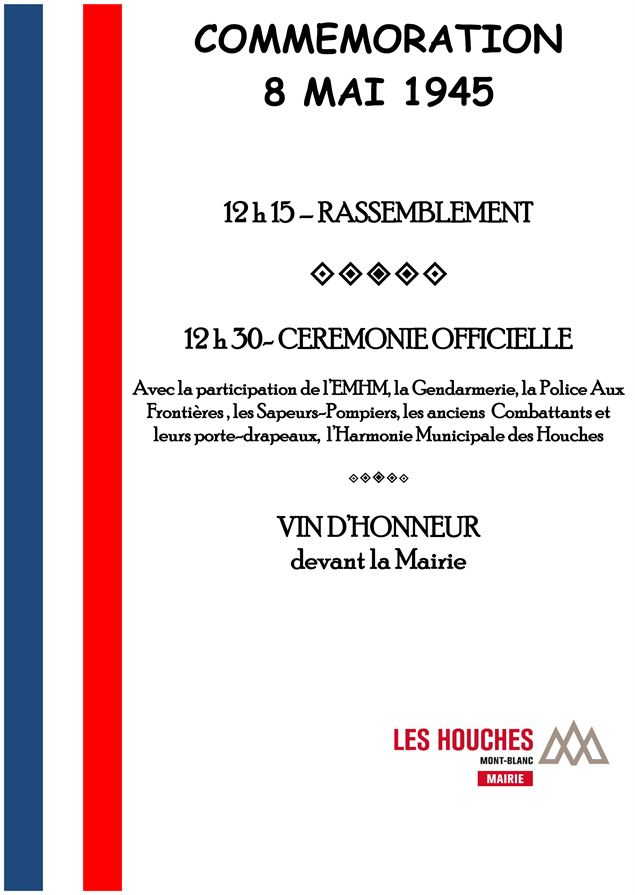 Commémoration de la Victoire du 08 mai 1945_Les Houches