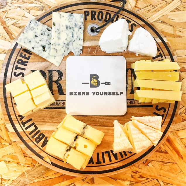 Photo du plateau de fromage - Bière Yourself