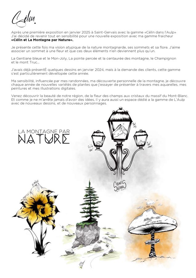 Exposition - Célin, la Montagne par Nature_Saint-Gervais-les-Bains