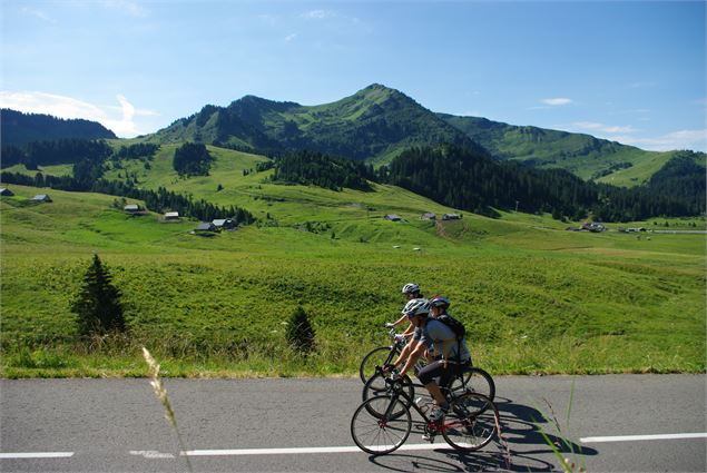 Vélo col de la Ramaz - Praz de Lys Sommand Tourisme