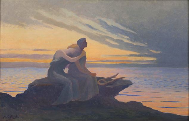 Alphonse Osbert _ Rêve du soir_ 1901_huile sur toile