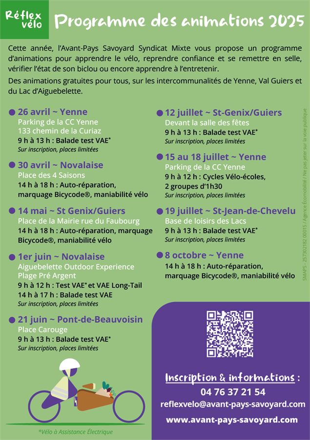 Reflex vélo : auto réparation, marquage Bicycode et maniabilité vélo_Saint-Genix-les-Villages - APS