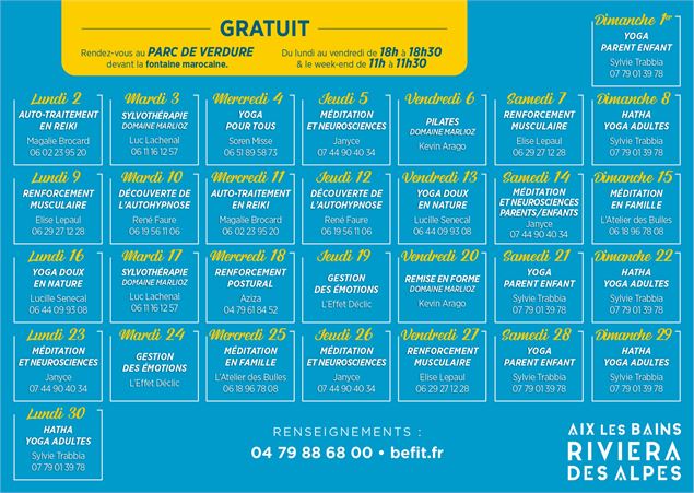 Instant Be Fit : Un mois pour moi_Aix-les-Bains