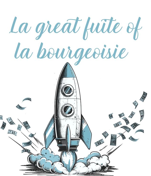affiche La Great Fuite OLB - CTC - Violaine Stevenin