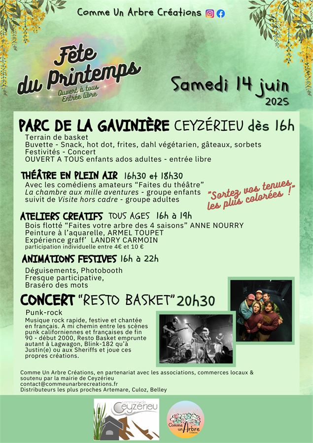 programme - Comme un arbre créations