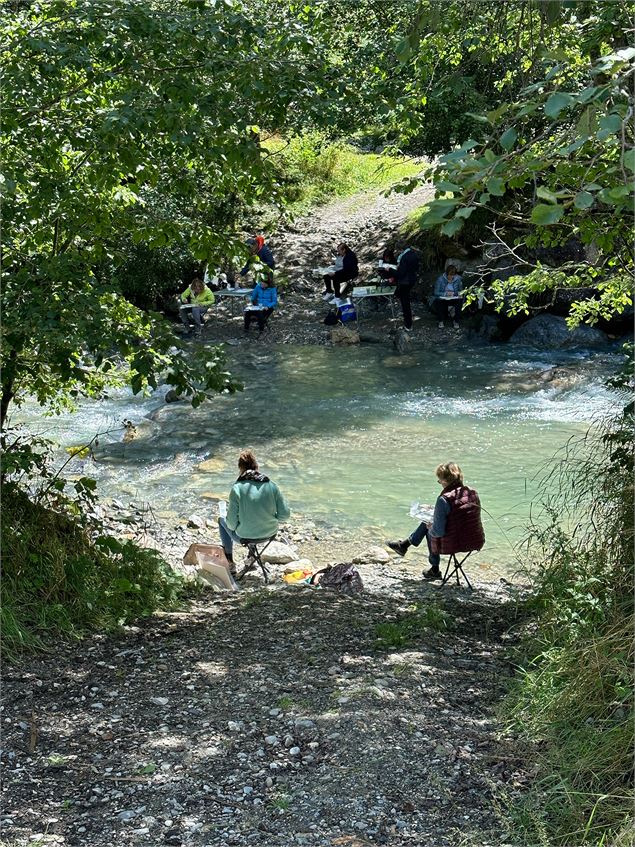 Carnets de nature : stage d'aquarelle dans la vallée des Contamines-Montjoie - Thierry Deleforge