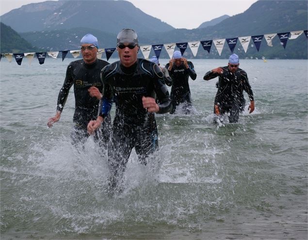 natation course - Sources du lac d'Annecy