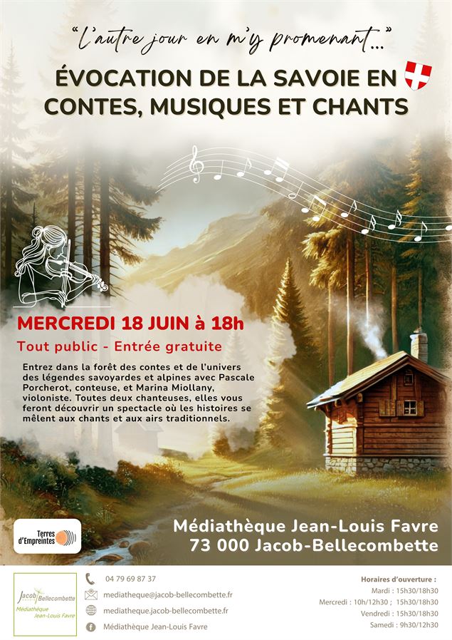 Évocation de la Savoie en contes, musiques et chants