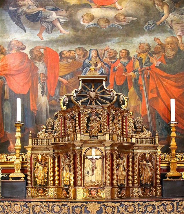 Retable église de Séez - Mairie de Séez