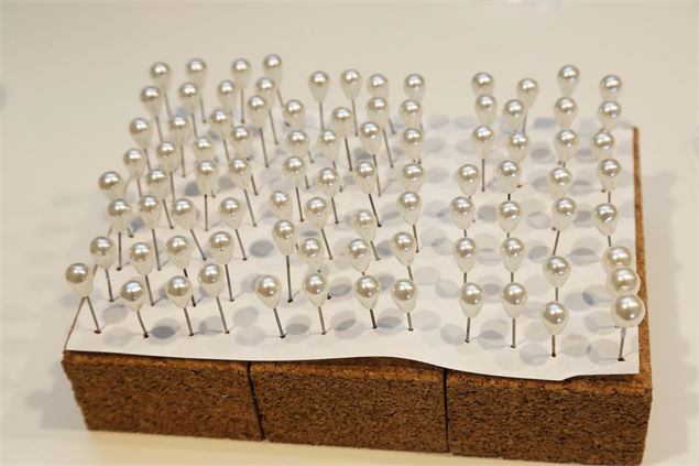 Les Perles du Lac en fabrication - Marguerite Martinoli