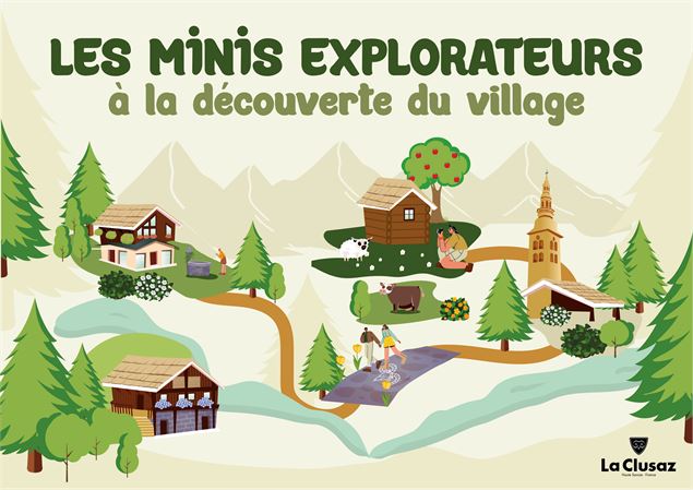 Les minis explorateurs à la découverte du village