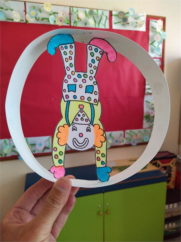 Oeuvre réalisée par les élèves - Ecole maternelle Nantua