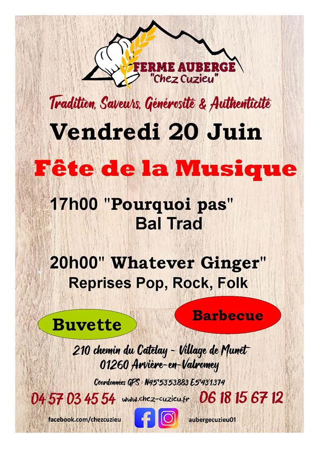 Fête de la Musique à l'auberge 