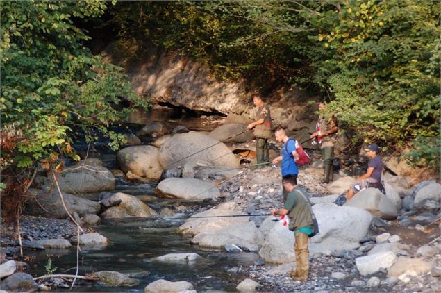 concours de pêche dans la Sallanches