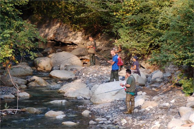 concours de pêche dans la Sallanche