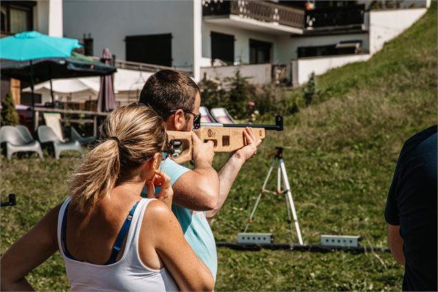 Initiation au biathlon laser