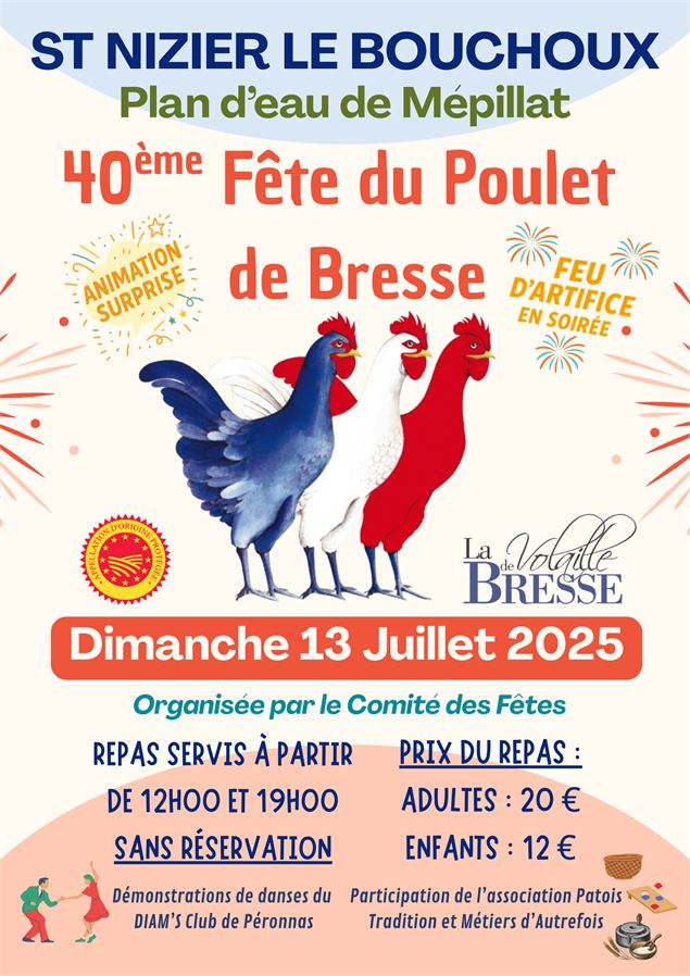 Affiche Fête du Poulet - prise par nos soins
