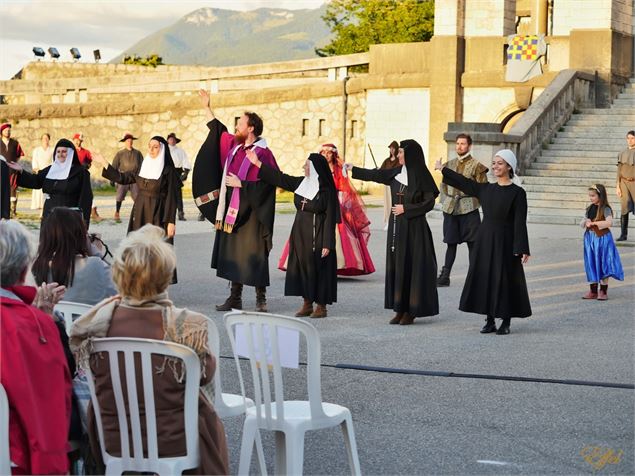 Spectacle à la Visitation : Jeanne de Chantal, le courage au coeur_Annecy - Compagnie de l'Araignée