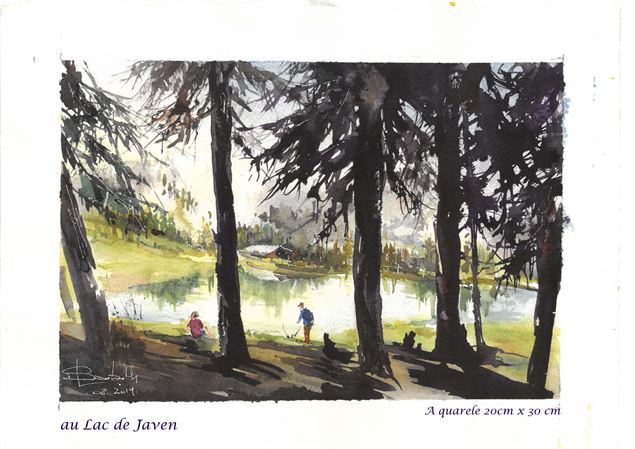 Au lac de Javen - Elisabeth Socquet-Milleret
