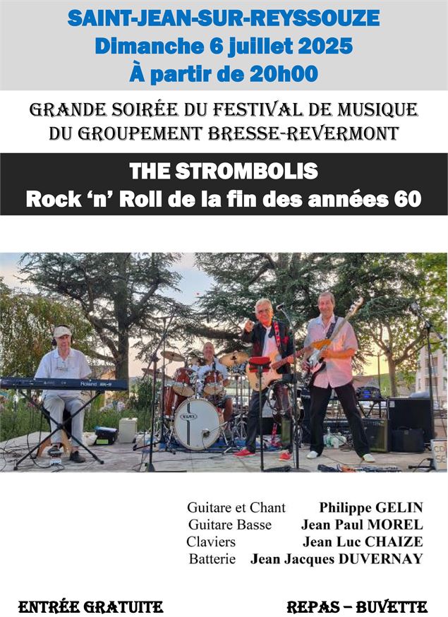Affiche concert The Strombolis - Copyright ©