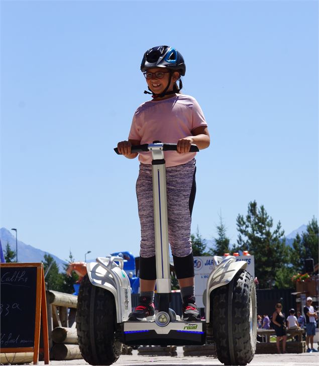 Gyropode pendant le Toussuire Summer Park - OT La Toussuire