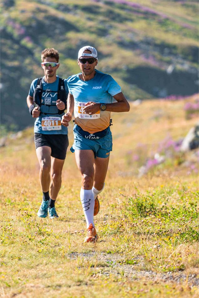 Julien Chorier en plein trail - L.Brochot - OT Val Thorens