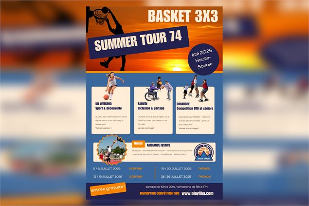 Basket 3x3 : Summer Tour 74_Thônes - Basket Club Thônes