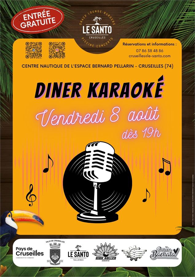 Dîner Karaoké - LE SANTO - Cruseilles
