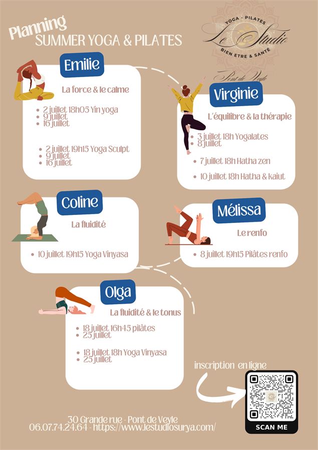 Summer Yoga & Pilâtes - le studio