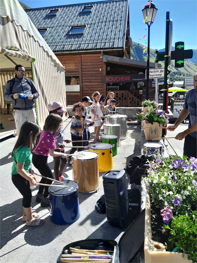 Initiation à la percussion_Les Gets - les gets tourisme