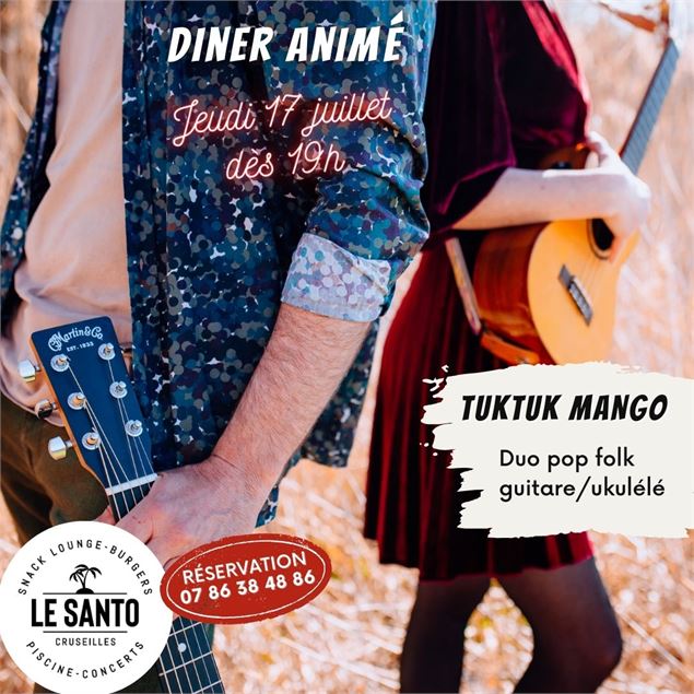 Dîner Animé - LE SANTO - Cruseilles