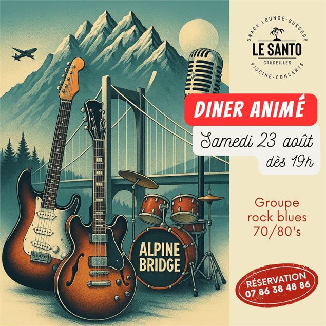 Dîner Animé - LE SANTO - Cruseilles