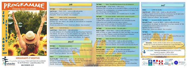 Programme été 2025 - Les Estivales