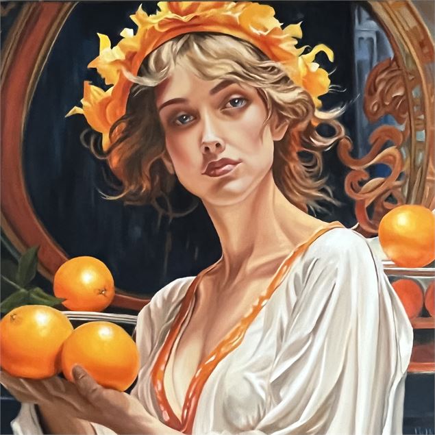 Exposition de peintures de Juillet_Bâgé-le-Châtel - Agnès Prigent