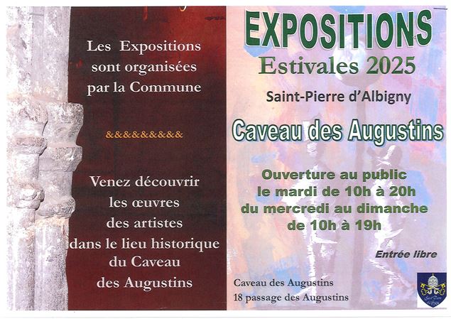 Expositions au caveau des Augustins_Saint-Pierre-d'Albigny