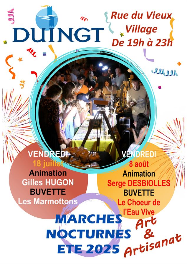Marché nocturne d'art et d'artisanat_Duingt - Mairie de Duingt
