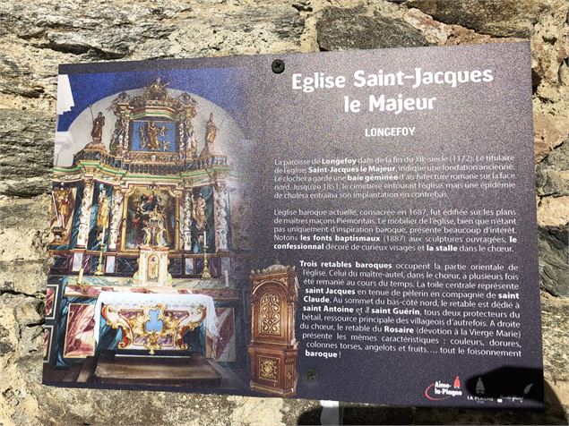Longefoy : église St-Jacques-le-majeur - A.Abondance