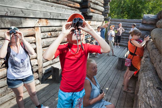 Visite de la réserve naturelle du delta de la Dranse - P.Thiriet