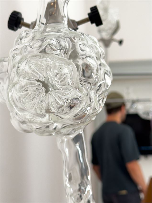 Sculpture de Yan Tomaszewski - Biennale Artocène_Saint-Gervais-les-Bains