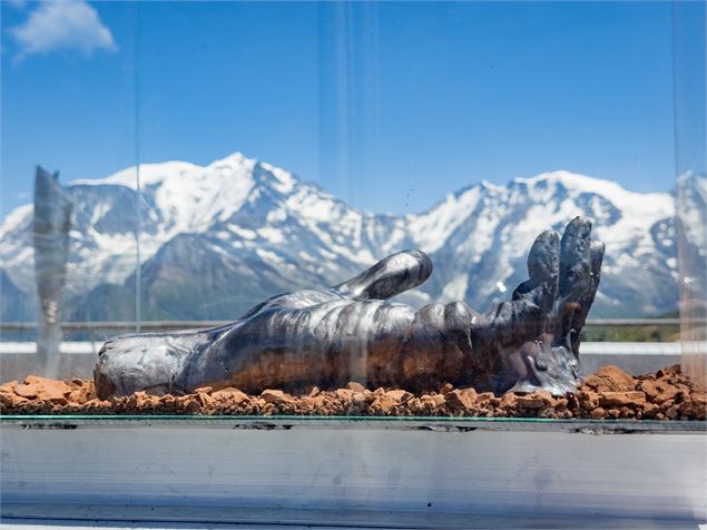 Sculpture de Panos Profitis - Biennale Artocène_Saint-Gervais-les-Bains