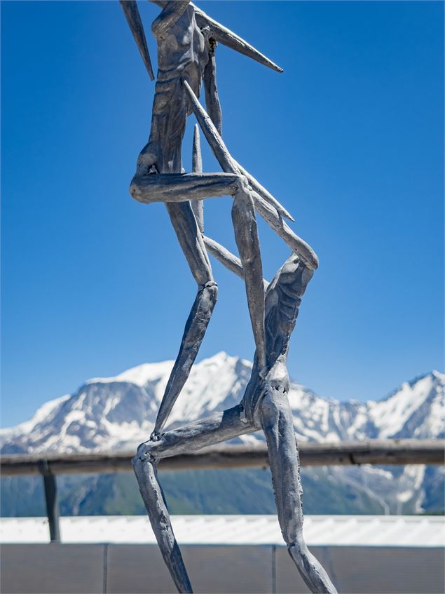 Sculpture de Panos Profitis - Biennale Artocène_Saint-Gervais-les-Bains