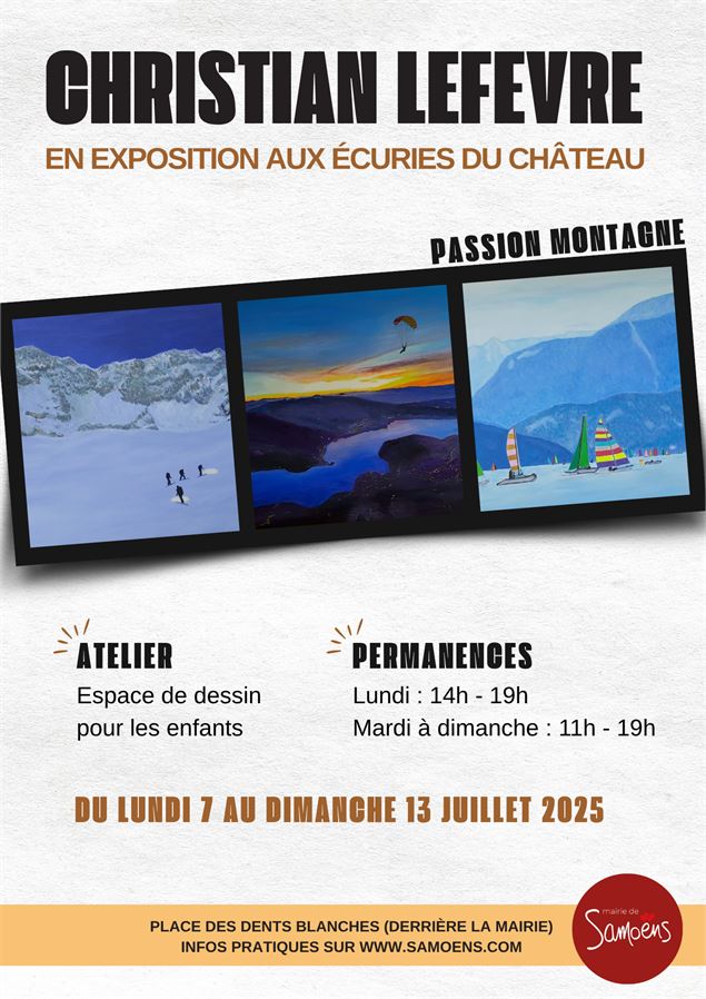 7 au 13 juillet - Christian Lefevre - Mairie de Samoëns