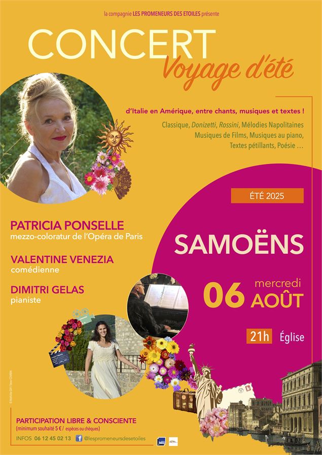 Concert avec Patricia Ponselle, mezzo coloratur de l'Opéra de Paris_Samoëns - Patricia Ponselle