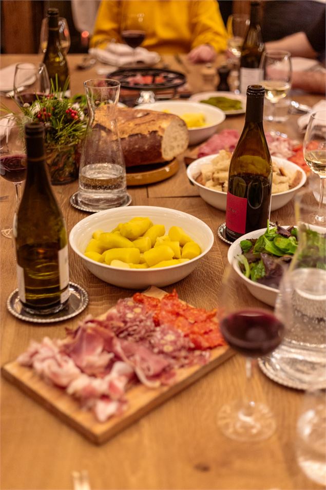 Déjeuner ferme à fromages