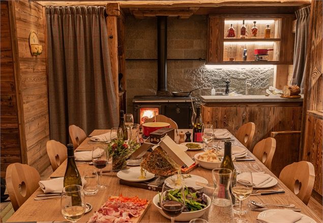 Déjeuner ferme à fromages