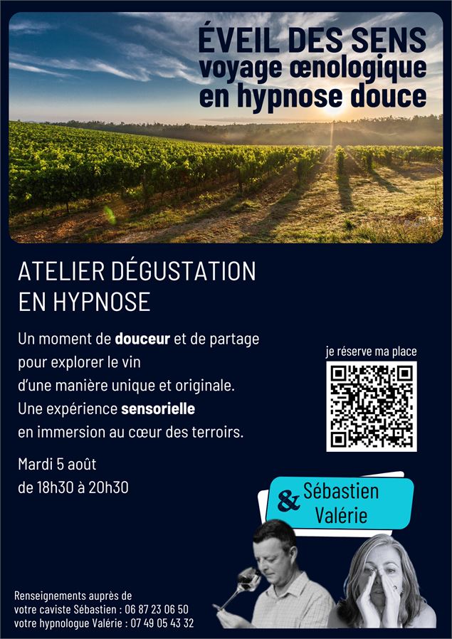 Eveil des sens - Voyage œnologique en hypnose douce - Unsplash