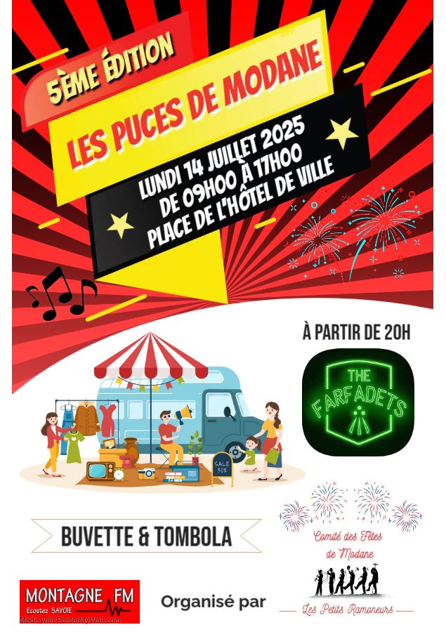 Brocante de Modane - Comité des fetes le petit ramoneur