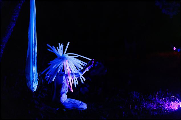 Parcours Poétique, sonore et nocturne en forêt: Au creux des arbres_Les Allues - Méribel Tourisme